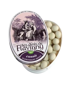 Boîte ovale Bonbons Cassis Bio 50g